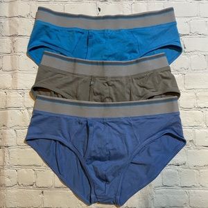 Mack Weldon 3 pack Jersey Briefs M